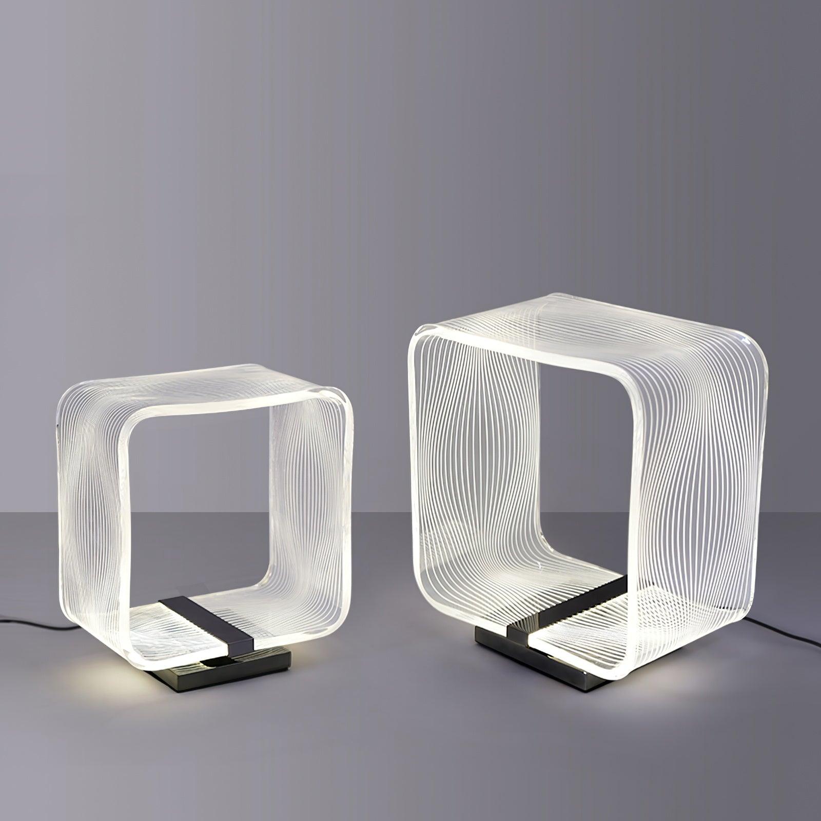Wire Cube Table Lamp Table lamp