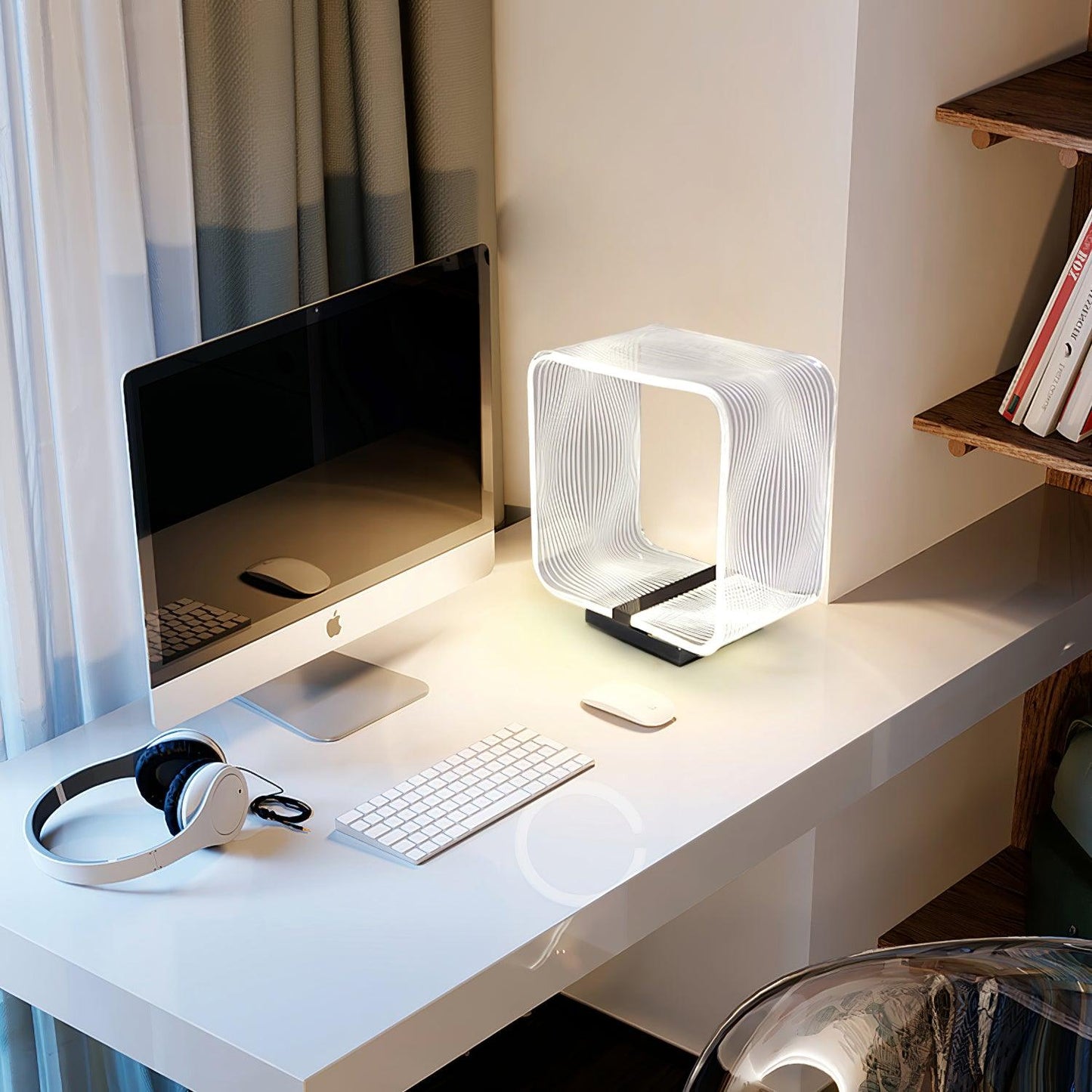 Wire Cube Table Lamp Table lamp