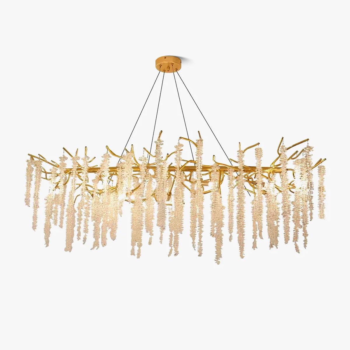 Wisteria Flower Crystal Chandelier Chandelier