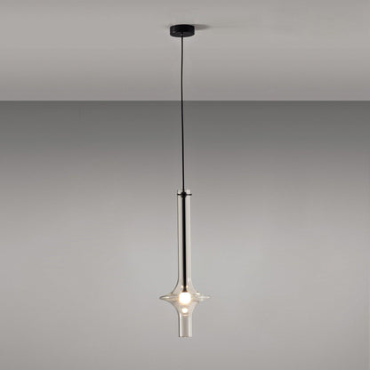 Wonder Suspension Lamp Dia 6.3″ x H 18.1″ / Dia 16cm x H 46cm / Black / Clear Pendant light
