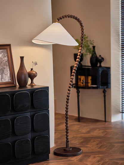 Wooden Bead Floor Lamp Floor lamp