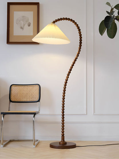 Wooden Bead Floor Lamp Floor lamp