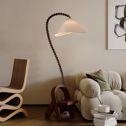 Wooden Bead Floor Lamp Floor lamp