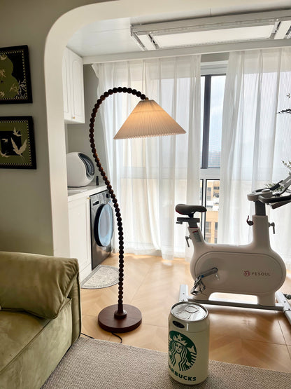 Wooden Bead Floor Lamp Floor lamp