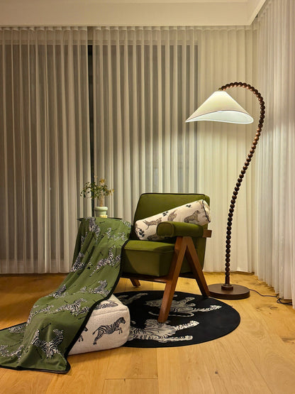Wooden Bead Floor Lamp Floor lamp