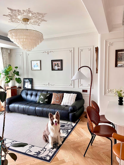 Wooden Bead Floor Lamp Floor lamp