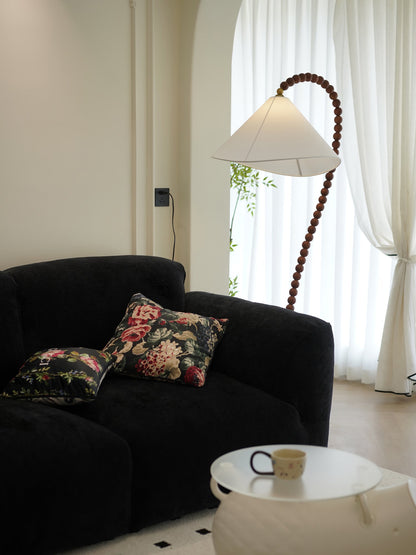 Wooden Bead Floor Lamp Floor lamp