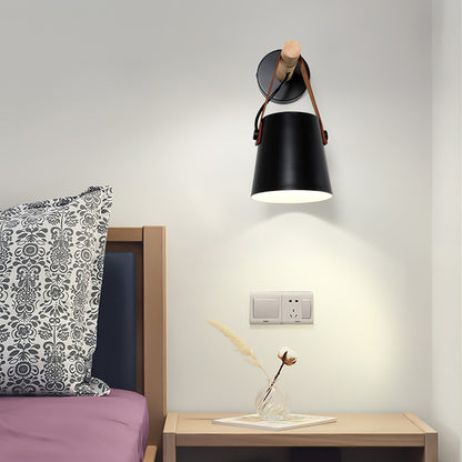 Wooden Conical Wall Light Wall lamp
