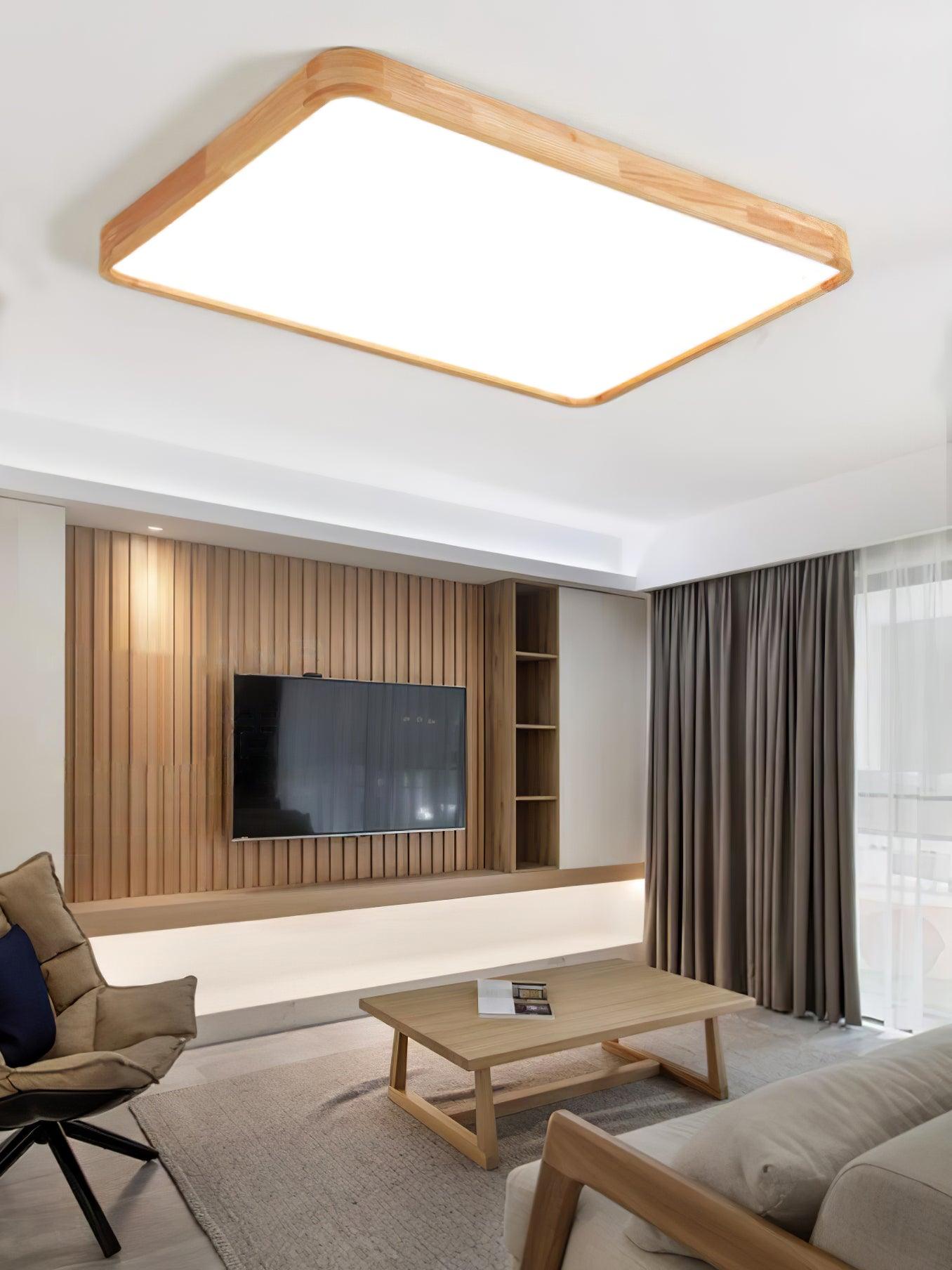 Wooden Geometric Ceiling Light Ceiling lamp