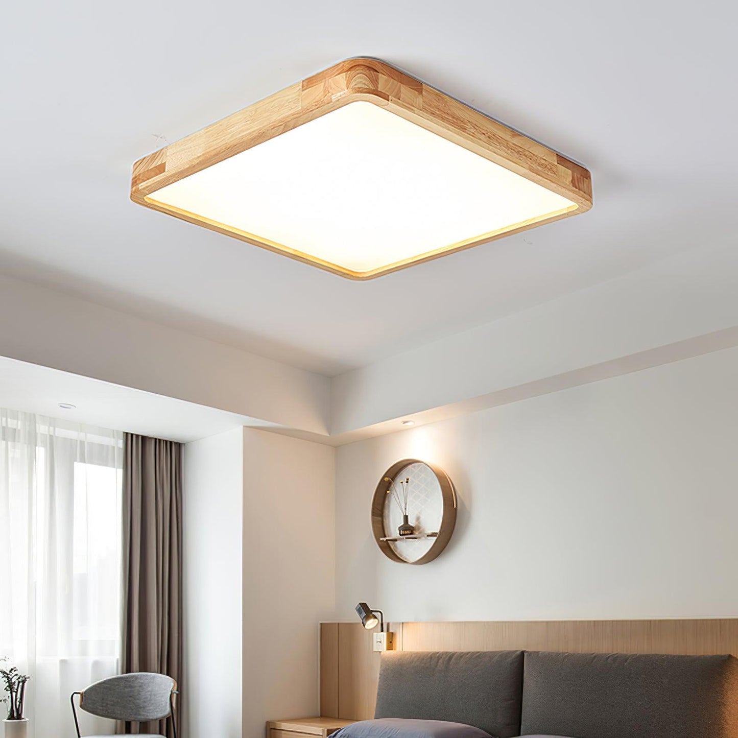 Wooden Geometric Ceiling Light Ceiling lamp