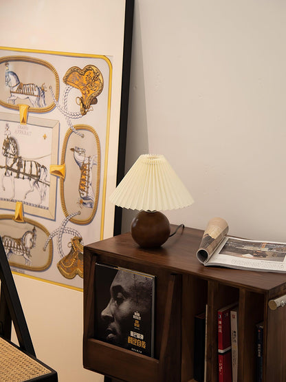 Wooden Pleated Table Lamp Table lamp