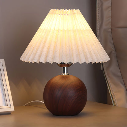 Wooden Pleated Table Lamp Table lamp