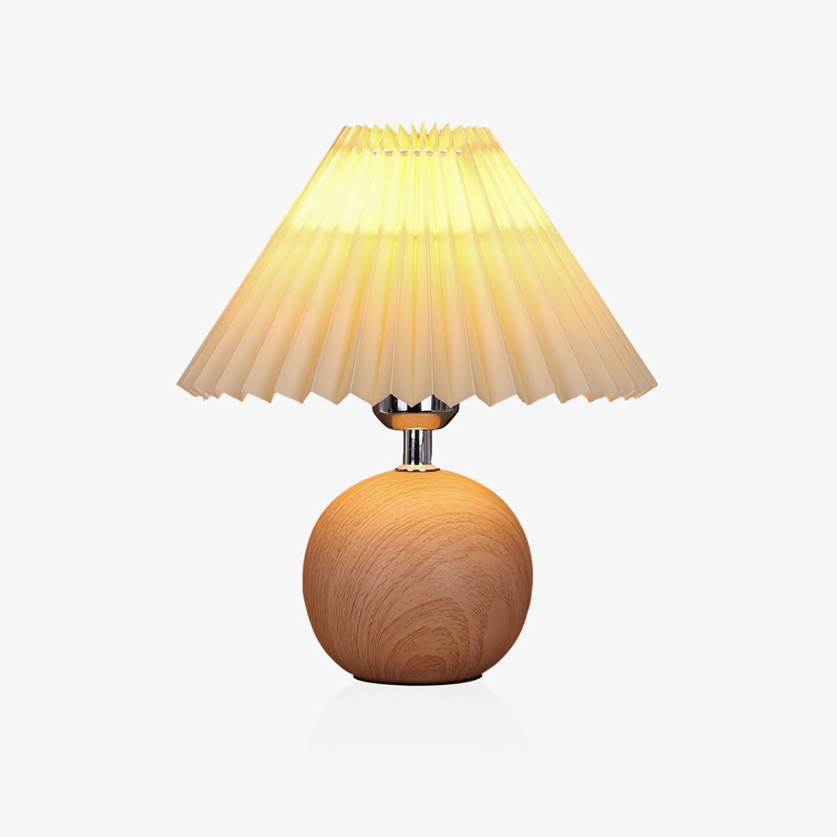 Wooden Pleated Table Lamp Table lamp