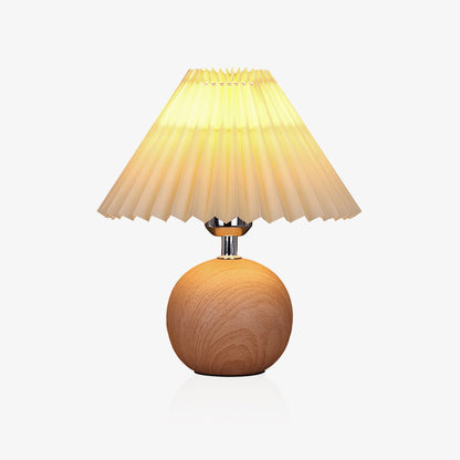 Wooden Pleated Table Lamp Table lamp