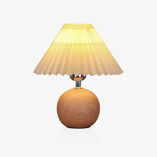 Wooden Pleated Table Lamp Table lamp