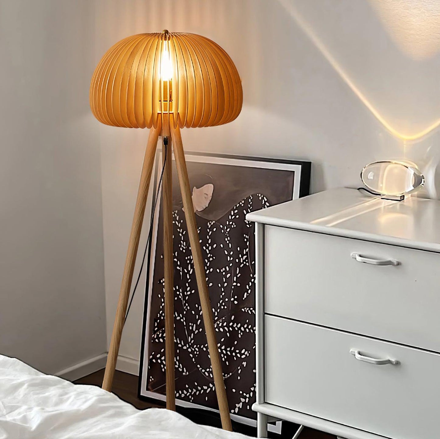 Wooden Pumpkin Floor Lamp Floor lamp