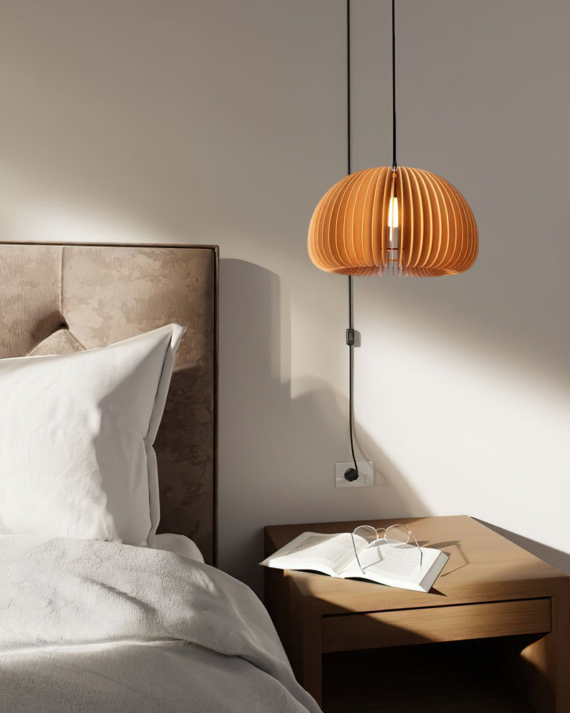 Wooden Pumpkin Swag Lights Pendant light