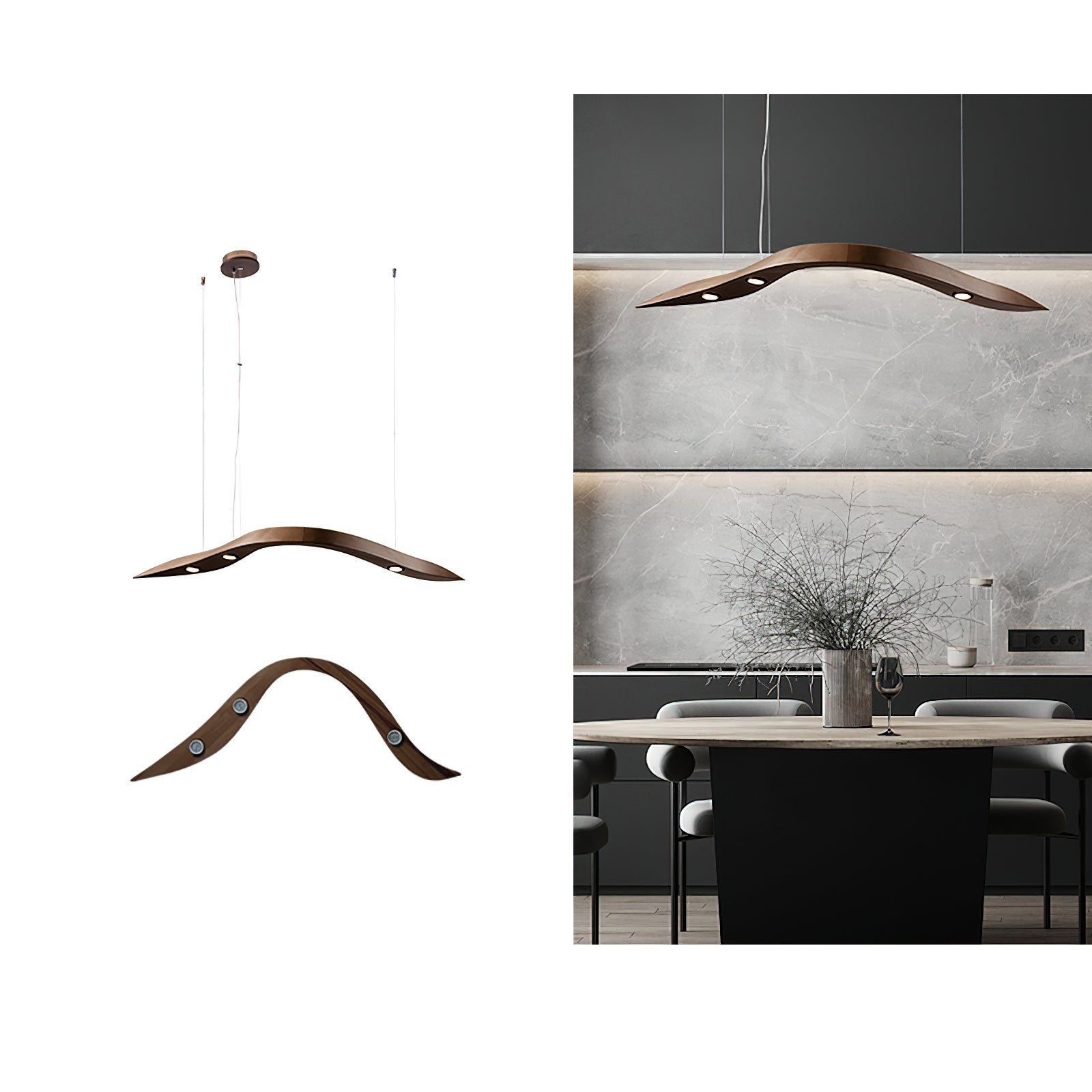 Waveform Pendant Lamp Pendant light