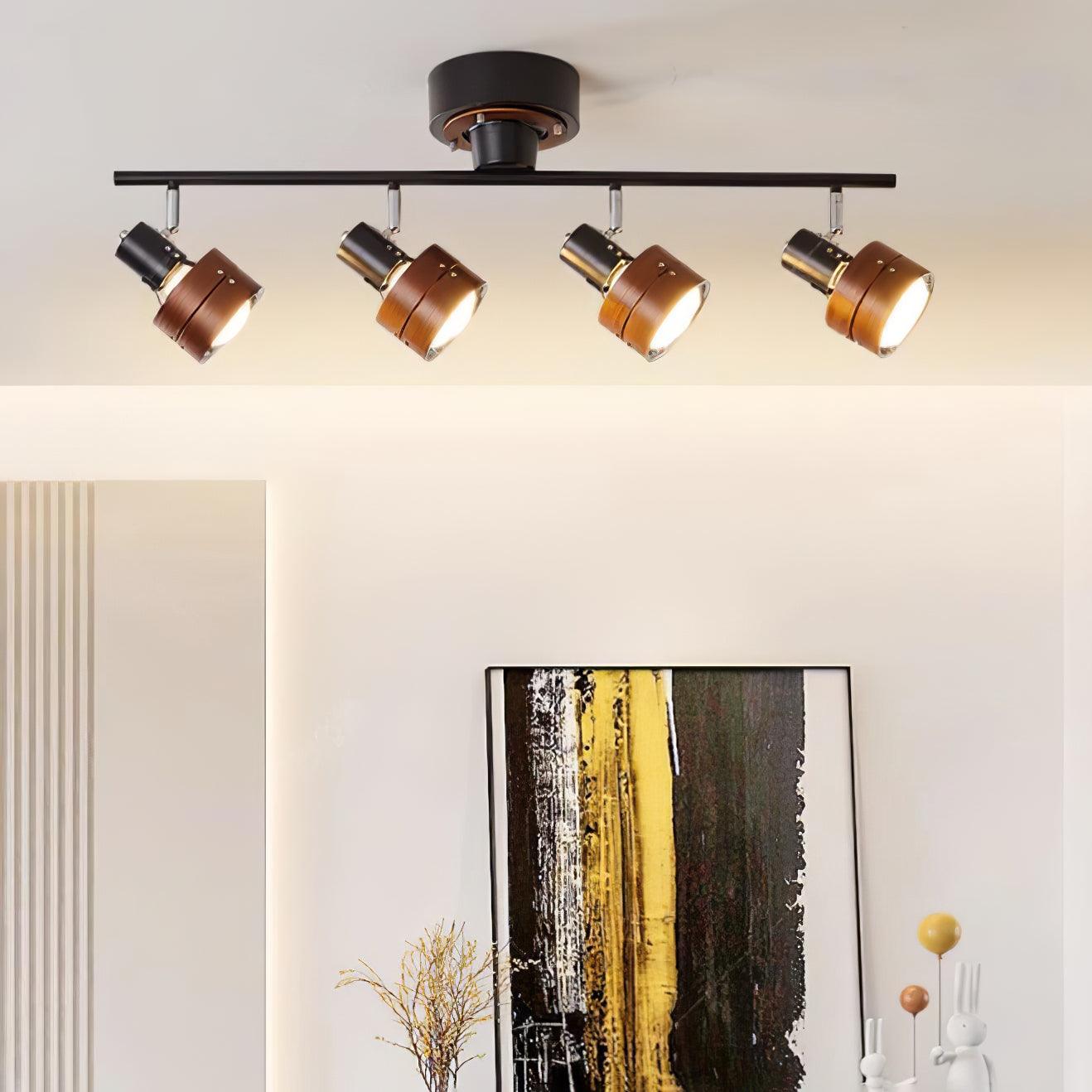 Wooden Adjustable Spot Ceiling Lamp Ceiling lamp