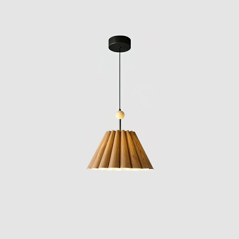 Woodland Pendant Lamp Model B ? 16.9″ x H 11.8″ / Walnut color Pendant light