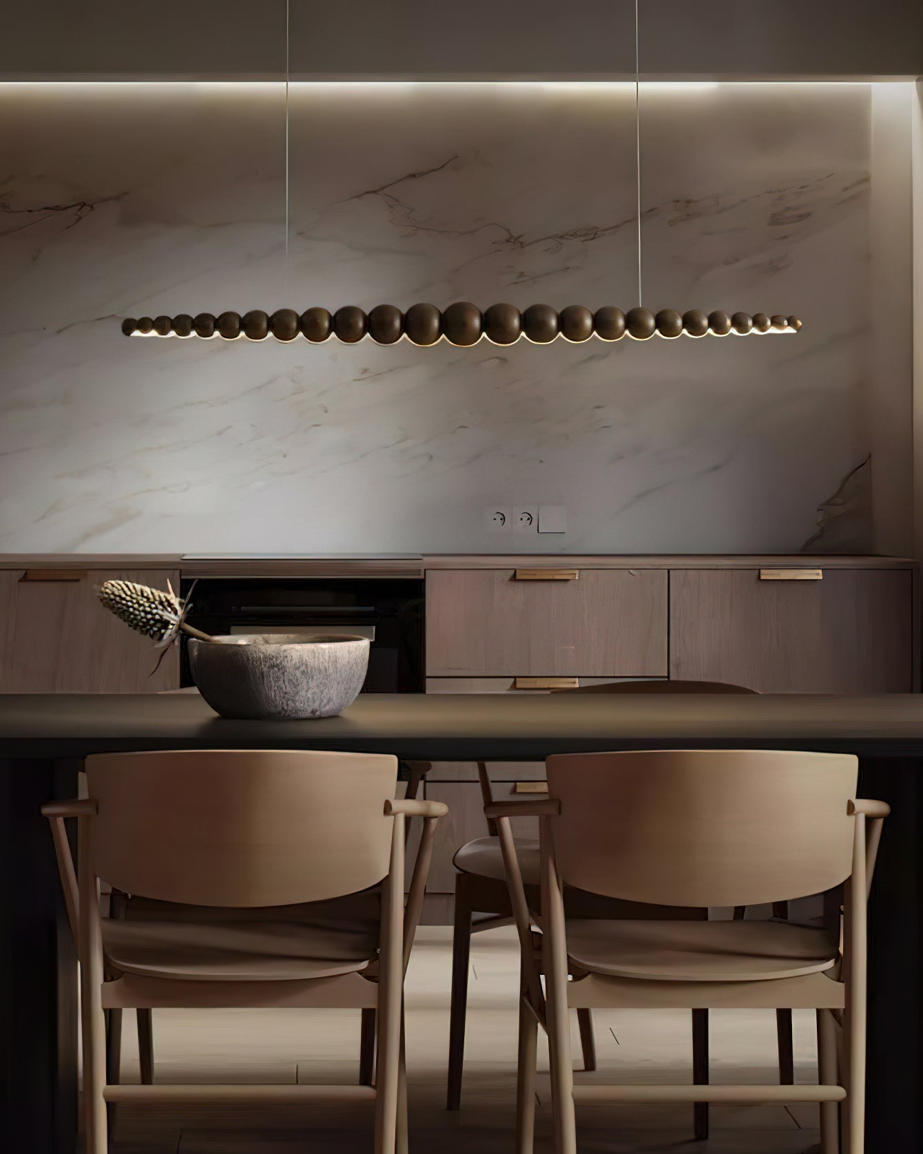 Woodline Orb Pendant Light Pendant light