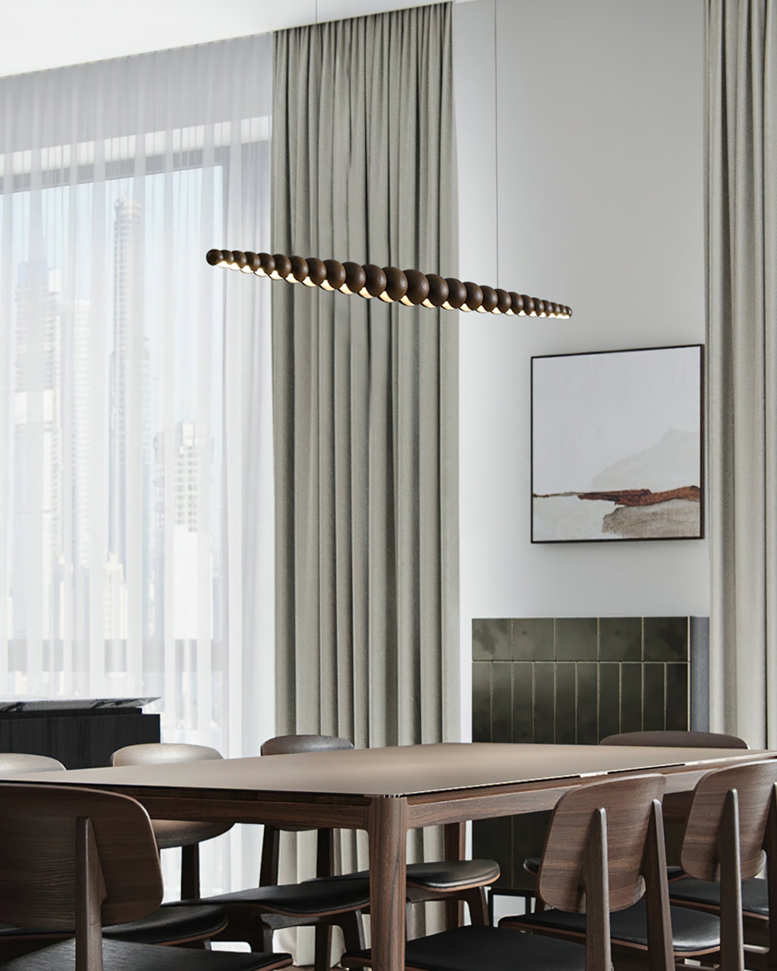Woodline Orb Pendant Light Pendant light
