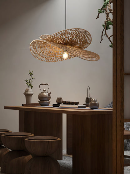 Woven Breeze Pendant Light Dia 19.7″ x H 7.9″ / Natural hemp color 1001 pendant Lamp