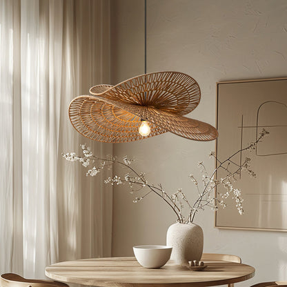 Woven Breeze Pendant Light Dia 19.7″ x H 7.9″ / Natural hemp color 1001 pendant Lamp