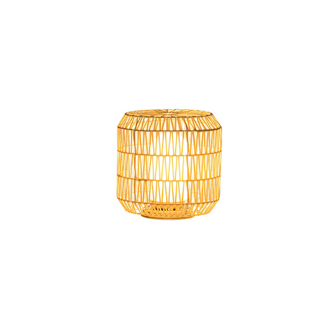 Woven Rattan Outdoor Lamp ? 12.2″ x H 11″ / Dia 31cm x H 28cm / Warm Light / Model A: Wired Version Outdoor Lighting