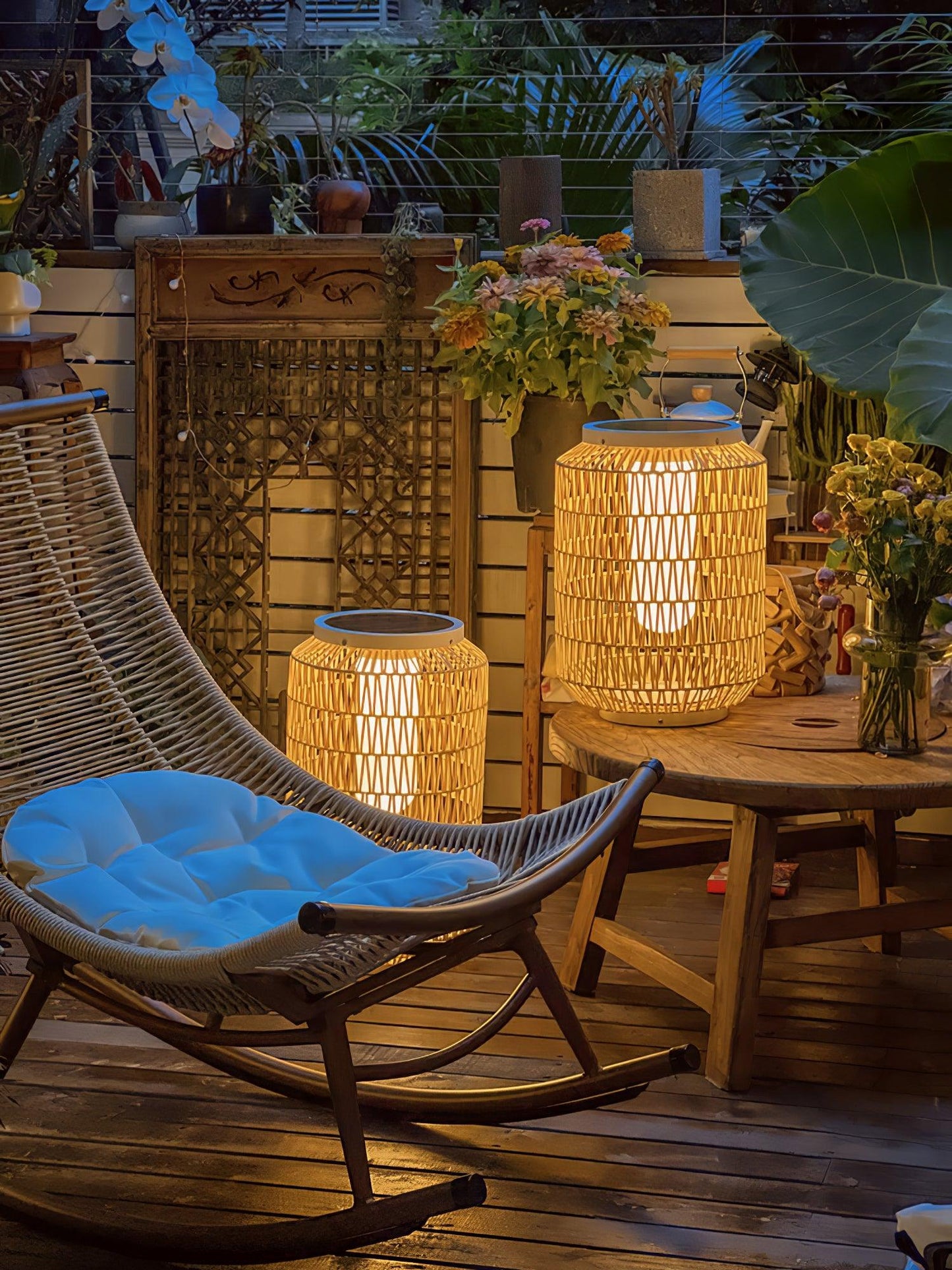 Woven Rattan Outdoor Lamp Outdoor Lighting