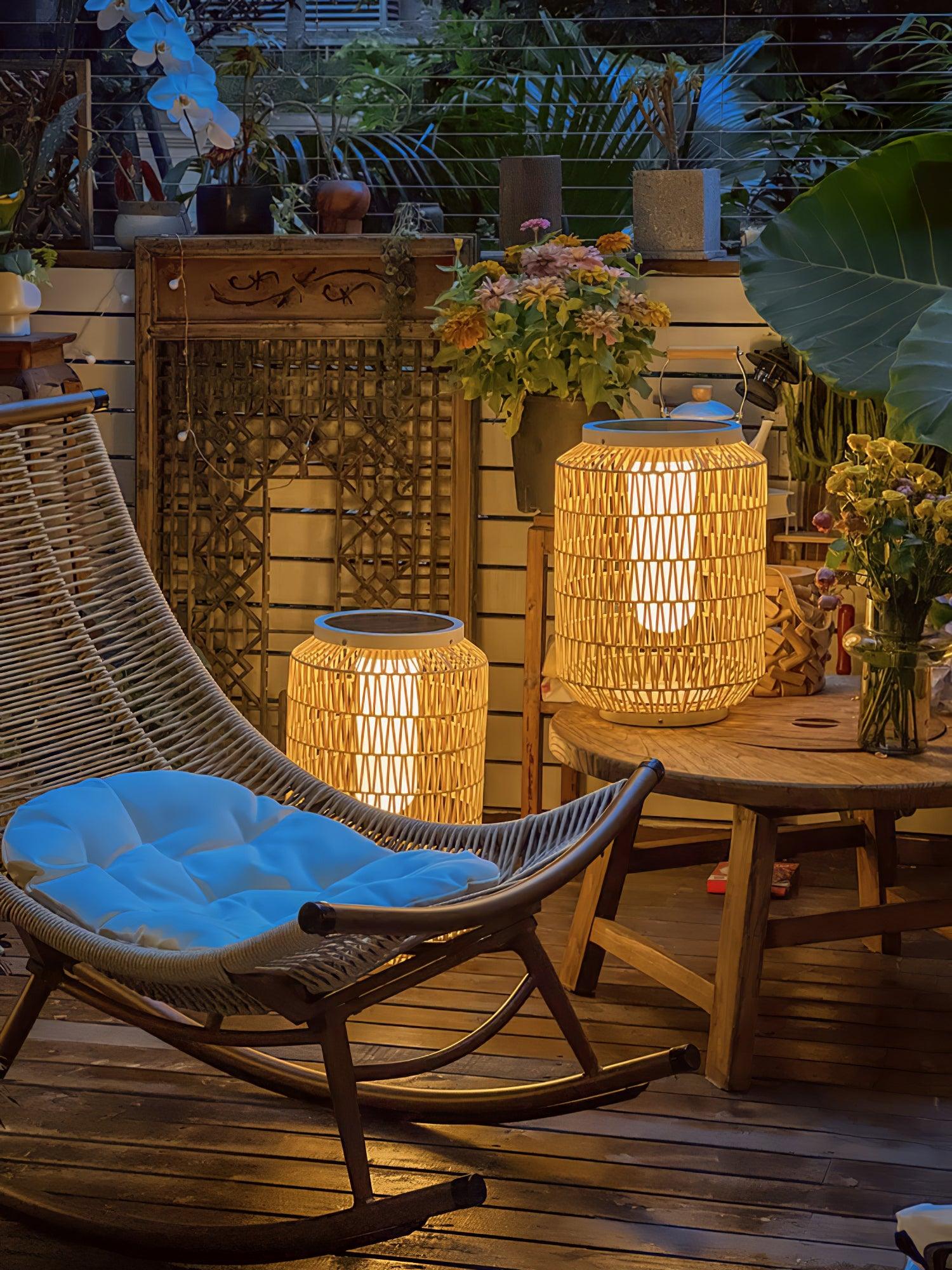 Woven Rattan Outdoor Lamp Outdoor Lighting