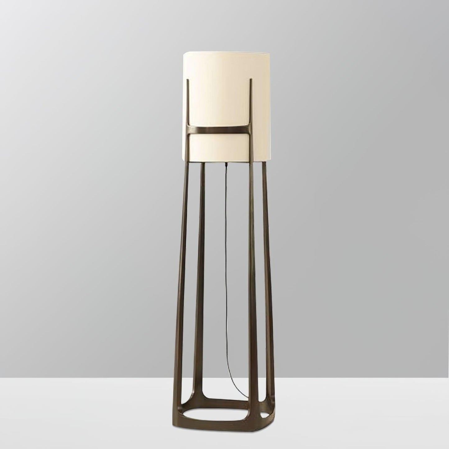X + L 04 Floor Lamp Dia 15″ x H 64″ / Dia 38cm x H 162.5cm / Brushed bronze / US plug Floor lamp