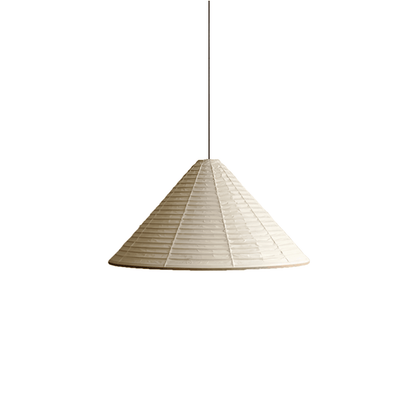 Washi Paper Pyramid Pendant Lamp Dia 13.8″ x H 7.9″ / Dia 35cm x H 20cm / White Pendant light