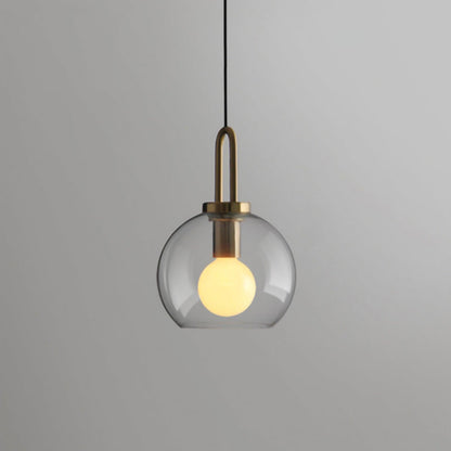 Glass Pendant Light ? 7.8″ x H11.8″ / Dia 20cm x H 30cm / Transparent glass Pendant light