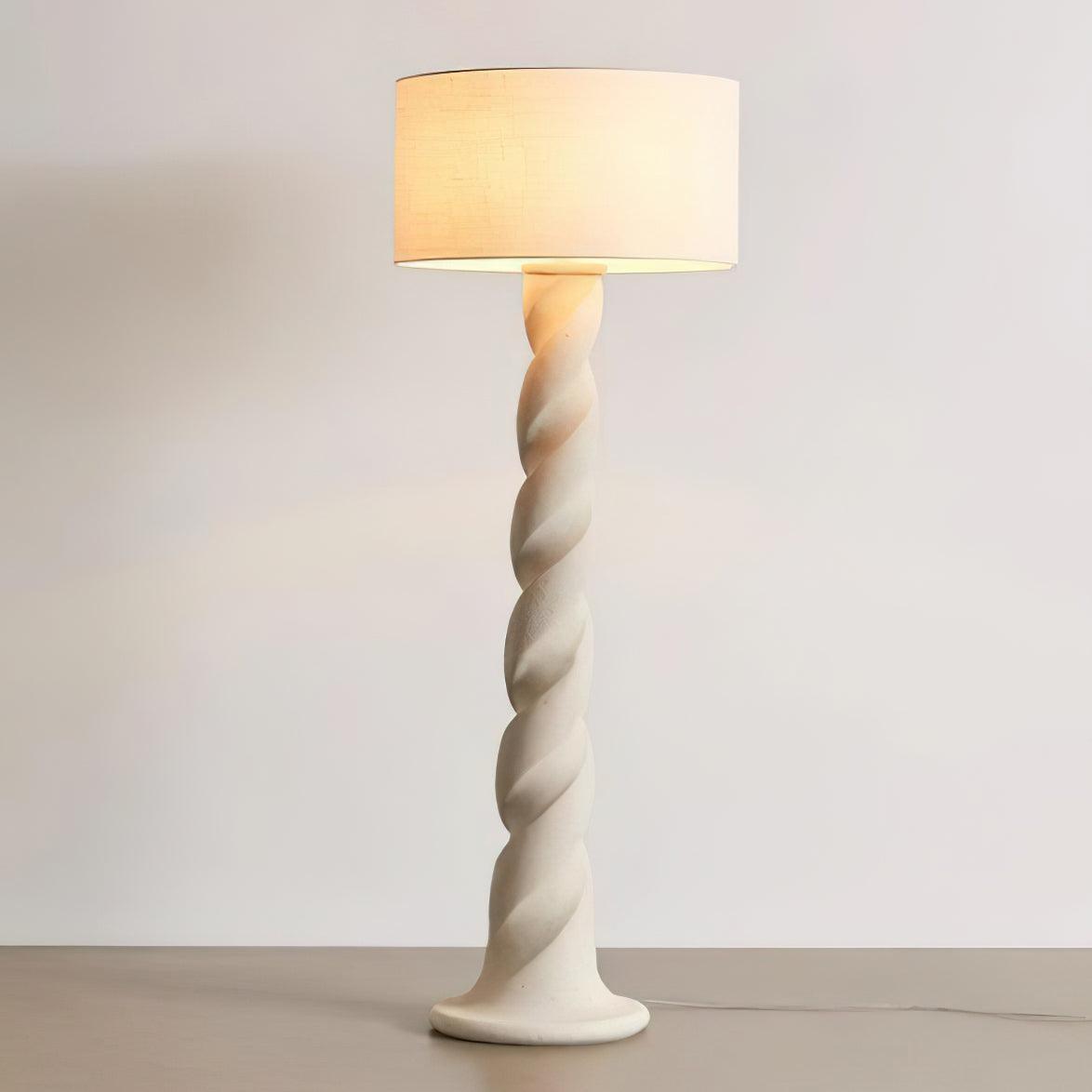 Yisi North Tower Floor Lamp Dia 17.7″ x H 65″ / Dia 45cm x H 165cm / White / US plug Floor lamp