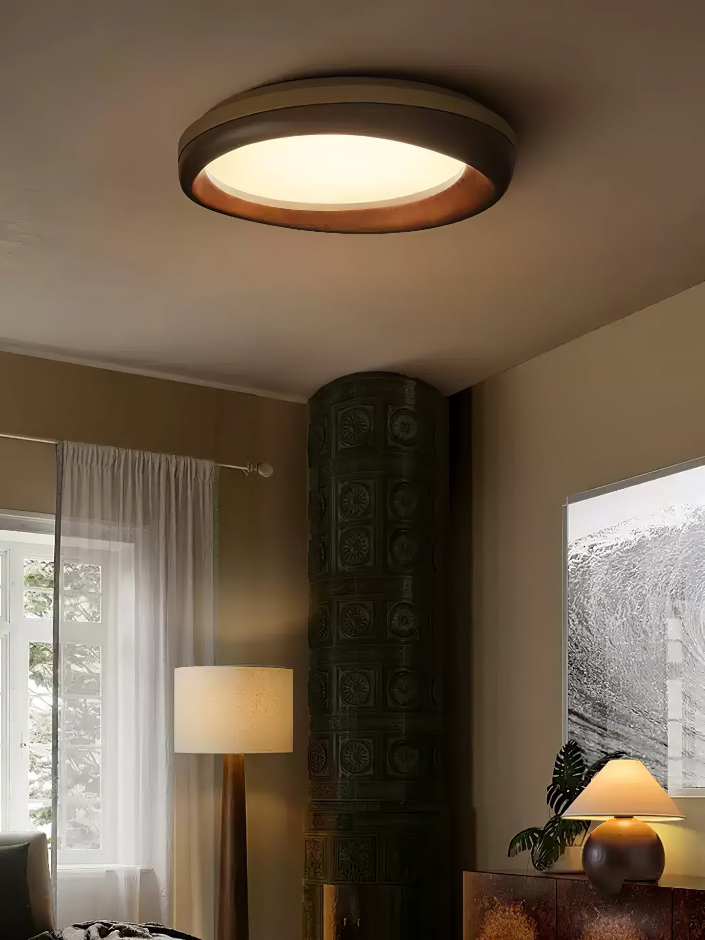 Zenova Wood Ceiling Light Ceiling lamp
