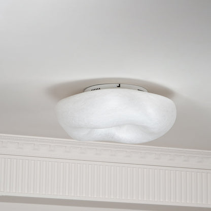 Yunduo Silk Ceiling Lamp ? 19.7″ x H 7″ / Dia 50cm x H 18cm (Power ~20W) / White / Warm Light Ceiling lamp