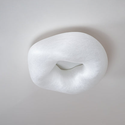 Yunduo Silk Ceiling Lamp ? 19.7″ x H 7″ / Dia 50cm x H 18cm (Power ~20W) / White / Warm Light Ceiling lamp