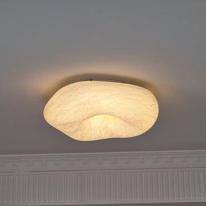 Yunduo Silk Ceiling Lamp ? 19.7″ x H 7″ / Dia 50cm x H 18cm (Power ~20W) / White / Warm Light Ceiling lamp