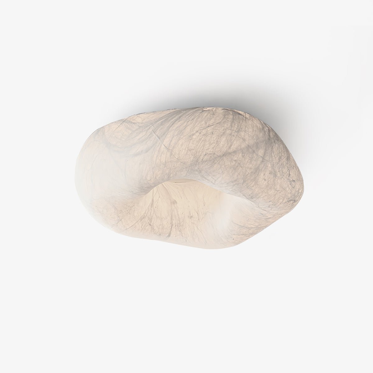 Yunduo Silk Ceiling Lamp ? 19.7″ x H 7″ / Dia 50cm x H 18cm (Power ~20W) / White / Warm Light Ceiling lamp