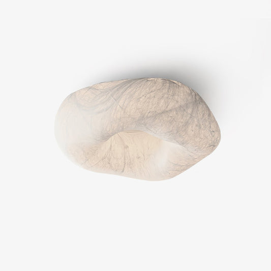 Yunduo Silk Ceiling Lamp Dia 19.7″ x H 7″ / Dia 50cm x H 18cm (Power ~20W) / White / Warm Light Ceiling lamp