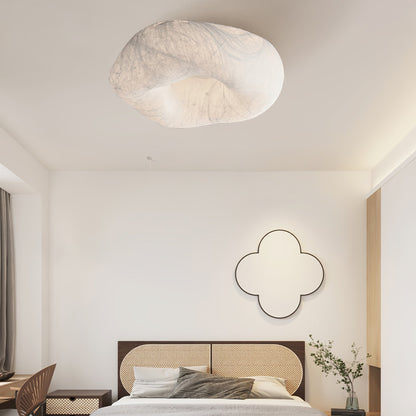 Yunduo Silk Ceiling Lamp ? 19.7″ x H 7″ / Dia 50cm x H 18cm (Power ~20W) / White / Warm Light Ceiling lamp