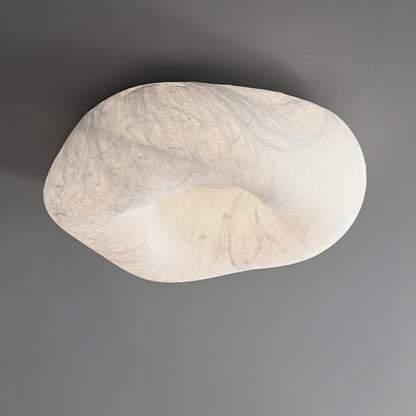 Yunduo Silk Ceiling Lamp ? 19.7″ x H 7″ / Dia 50cm x H 18cm (Power ~20W) / White / Warm Light Ceiling lamp