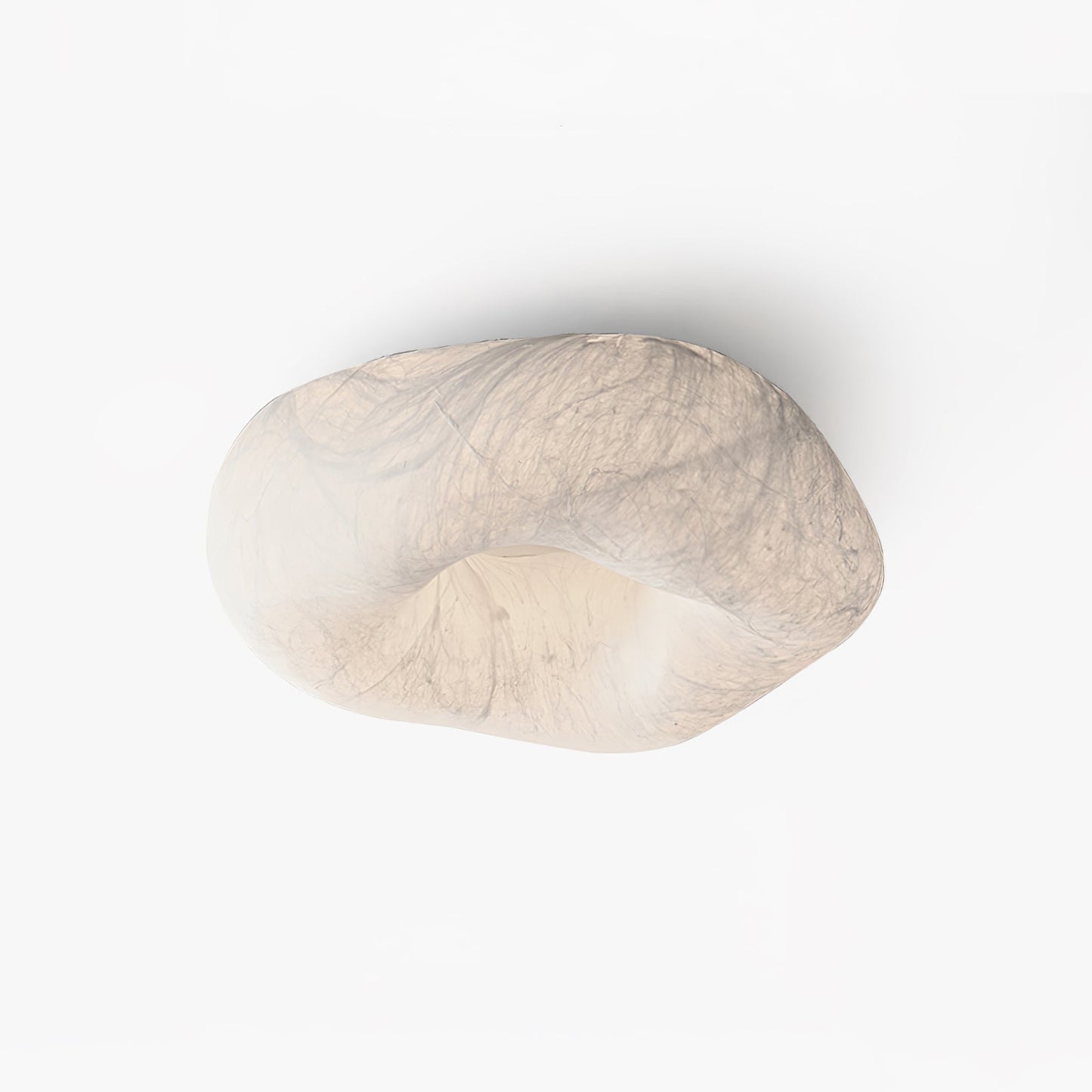 Yunduo Silk Ceiling Lamp ? 19.7″ x H 7″ / Dia 50cm x H 18cm (Power ~20W) / White / Warm Light Ceiling lamp