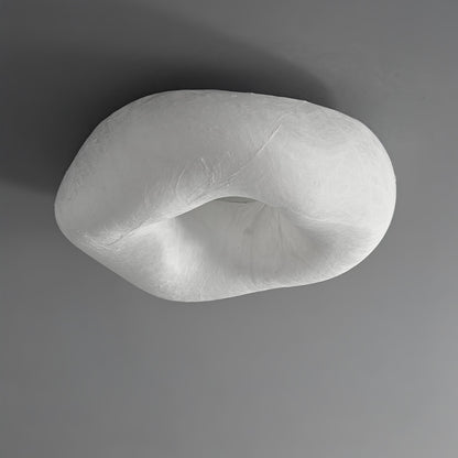 Yunduo Silk Ceiling Lamp ? 19.7″ x H 7″ / Dia 50cm x H 18cm (Power ~20W) / White / Warm Light Ceiling lamp