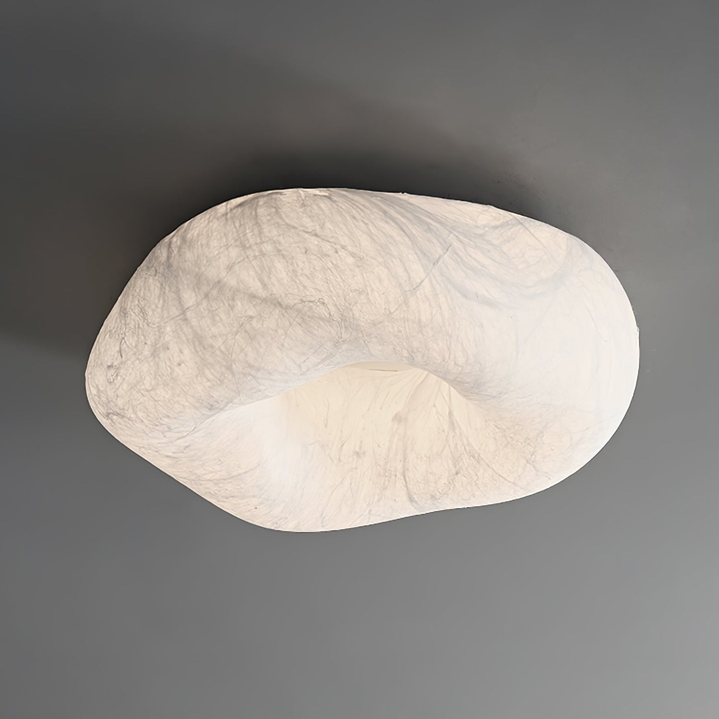 Yunduo Silk Ceiling Lamp ? 19.7″ x H 7″ / Dia 50cm x H 18cm (Power ~20W) / White / Warm Light Ceiling lamp