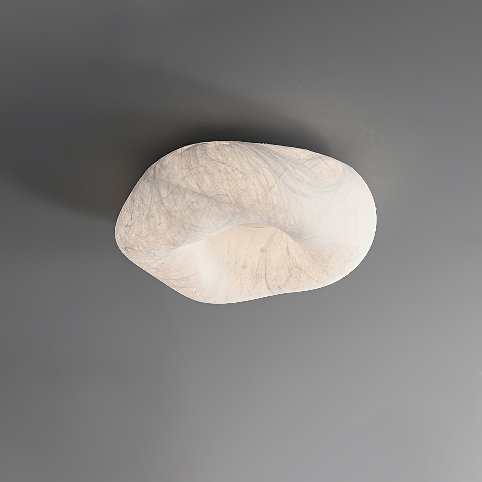 Yunduo Silk Ceiling Lamp ? 19.7″ x H 7″ / Dia 50cm x H 18cm (Power ~20W) / White / Warm Light Ceiling lamp