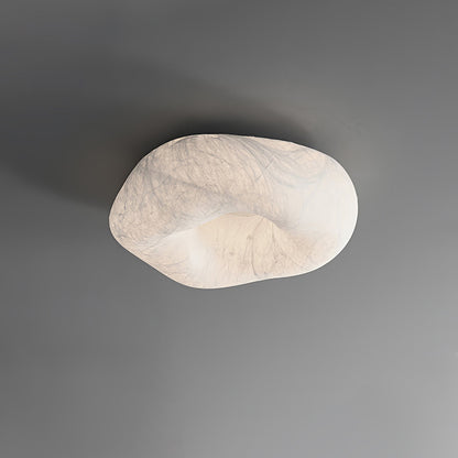 Yunduo Silk Ceiling Lamp ? 19.7″ x H 7″ / Dia 50cm x H 18cm (Power ~20W) / White / Warm Light Ceiling lamp