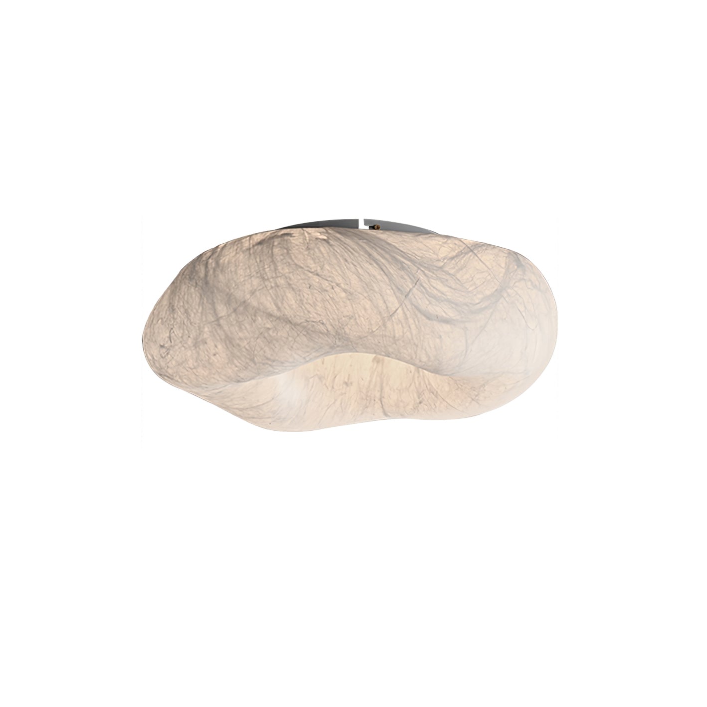 Yunduo Silk Ceiling Lamp ? 19.7″ x H 7″ / Dia 50cm x H 18cm (Power ~20W) / White / Warm Light Ceiling lamp