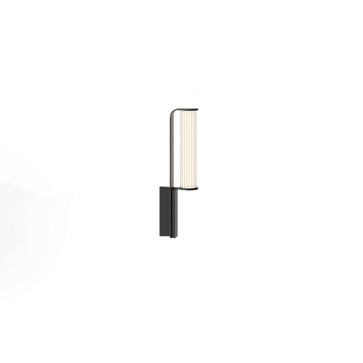 Zenith Arc Outdoor LED Sconce L 7.1″ x H 23.6″ / L 18cm x H 60cm / Black & White / Warm Light Outdoor Lighting